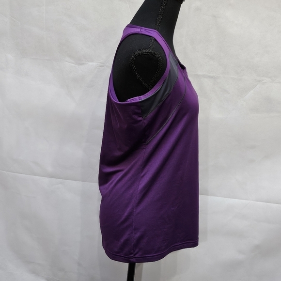 BCG Athletic Workout Tank Top with Built-in Bra Purple Grey Size XL - Picture 5 of 7